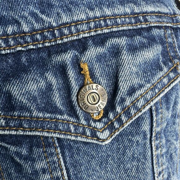 Vintage Monte Carlo Polo & Jockey Club Size Medium Mens Blue Jean Jacket - Picture 6 of 10